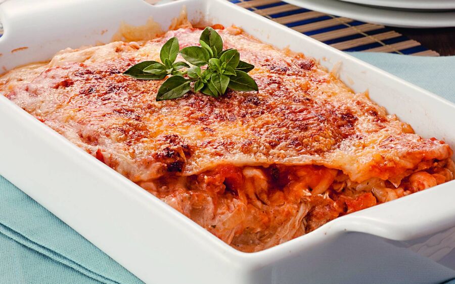 Frango Desfiado à Parmegiana
