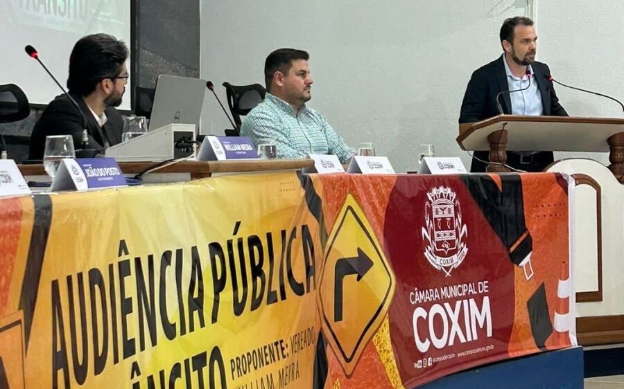 Diretoria do Detran  recebe demandas durante audiência pública  sobre o trânsito em Coxim