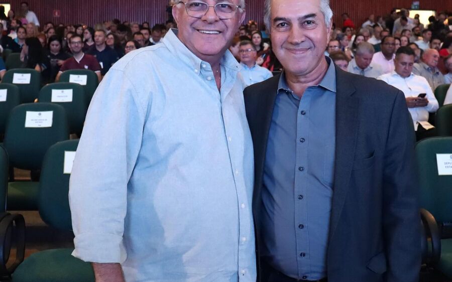 Prefeito Réus Fornari participa do lançamento do Novo PAC em Mato Grosso do Sul.