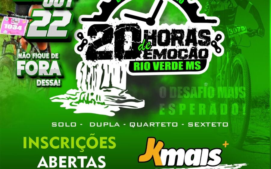Vem aí o DESAFIO MTB RIO VERDE 20 HORAS 2023!