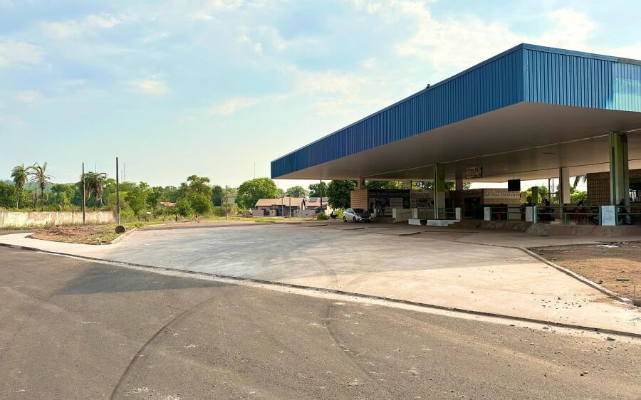Asfalto do entorno da nova rodoviária de Rio Verde já está pronto.
