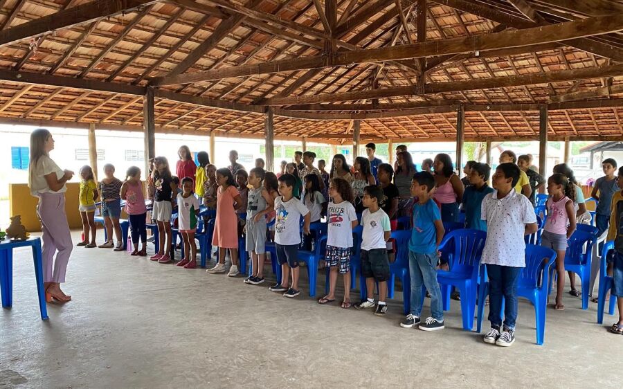 Instituto Mirim Promove Palestra Sobre Alimentos Saudáveis para Alunos do Projeto.