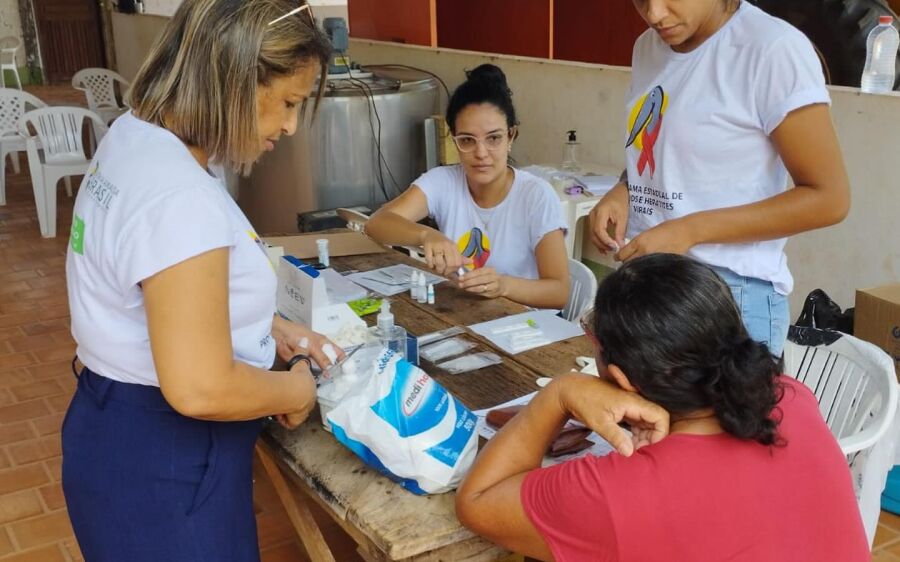 Prefeitura  realiza Ação de Saúde no Assentamento JR em Rio Verde