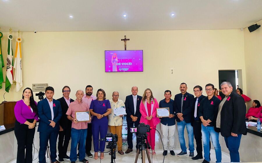 Câmara de Rio Verde realiza última sessão ordinária do mês em alusão ao Outubro Rosa