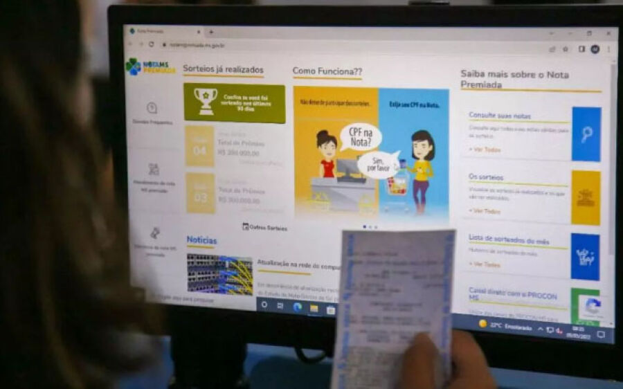 Nove ganhadores dividem o prêmio de R$ 100 mil da Nota Premiada MS