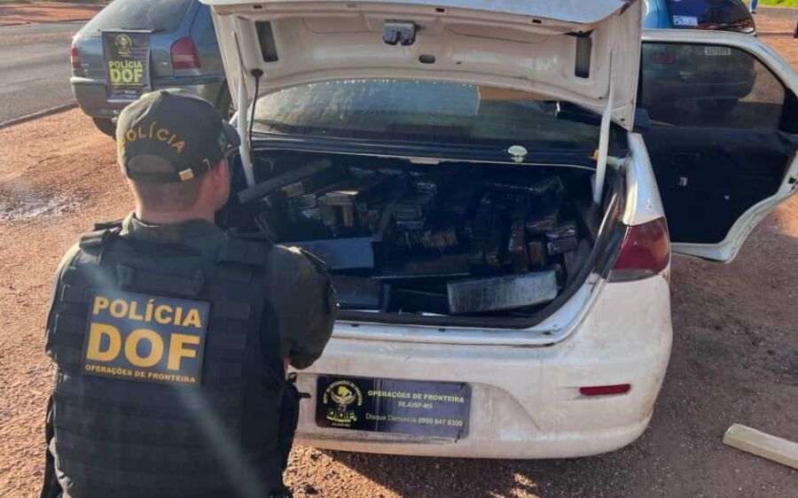 Estudante de medicina é preso transportando meia tonelada de maconha na MS-164