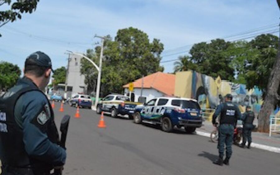 5º Batalhão de Polícia Militar de Coxim Realiza Operação Força Total para Reforçar Segurança