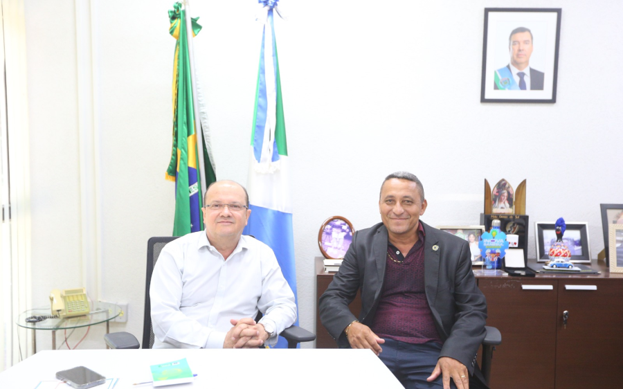 Ângelo Gari, esteve em reunião com o vice governador Barbosinha
