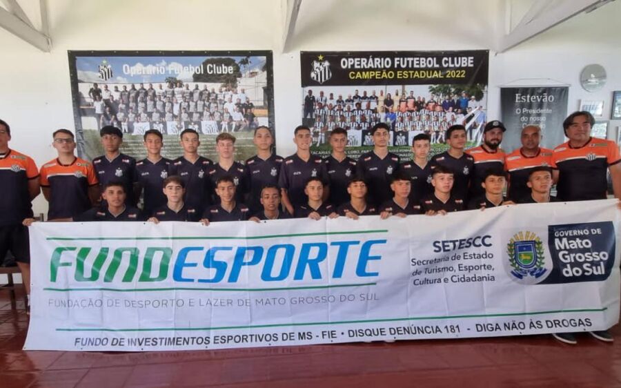 Operário representa MS na Copa Brasileirinho Internacional Sub-15 de futebol e estreia hoje