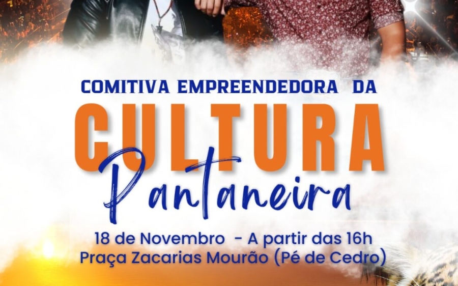 Neste Sábado acontece em Coxim a Comitiva Empreendedora da Cultura Pantaneira