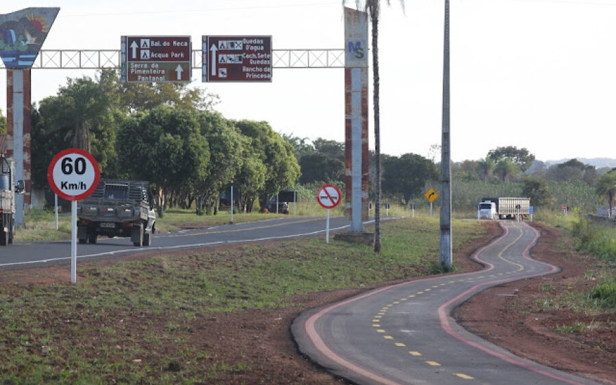 Ciclovia Da MS-427 em Rio Verde, ganhará Iluminação LED Do Governo Do Estado