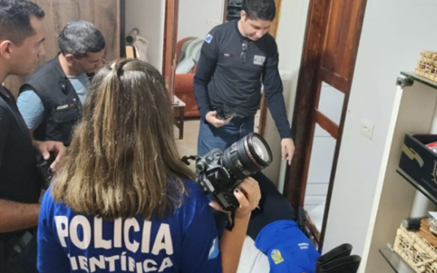 Polícia Civil realiza reprodução simulada de feminicídio em Alcinópolis