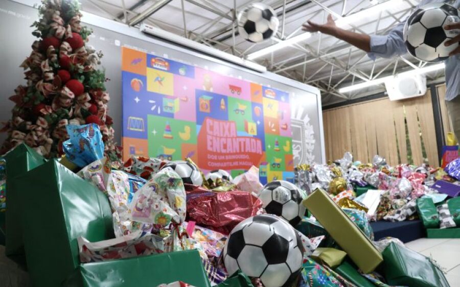 Campanha Caixa Encantada encerra arrecadação de brinquedos com evento nesta segunda