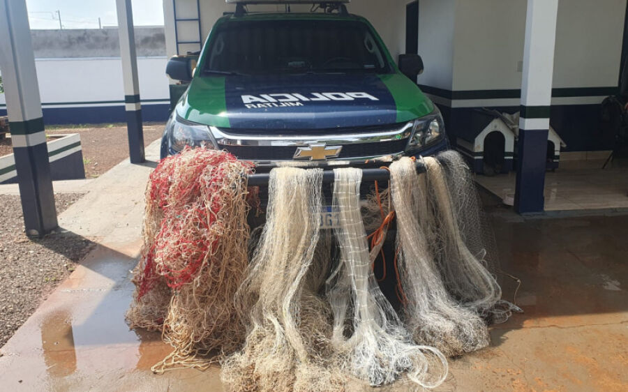PMA autua em R$ 1,4 mil pescador por pescar com petrecho proibido na piracema em Camapuã