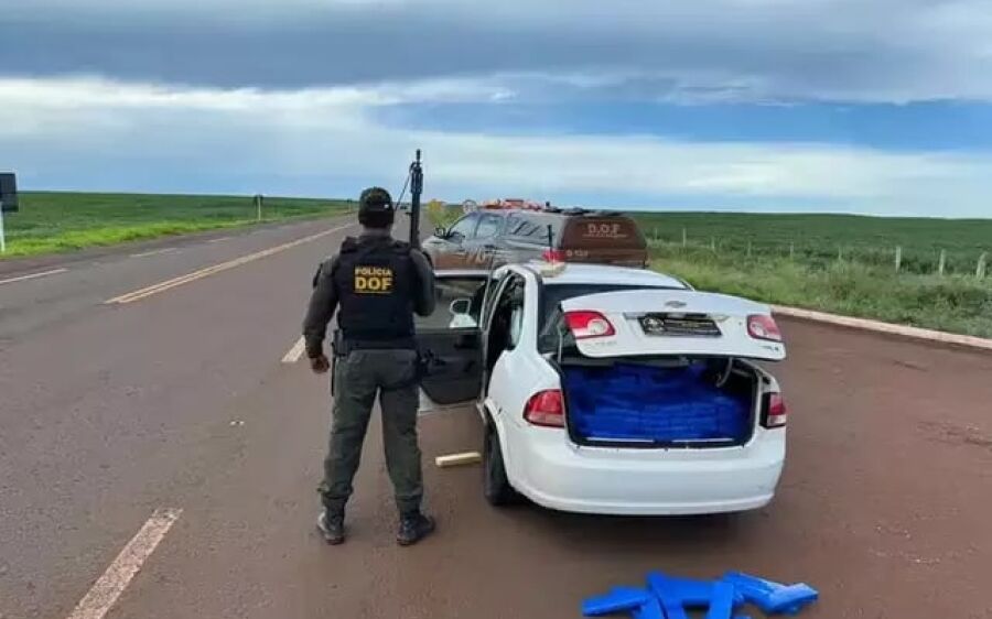 Polícia apreende quase meia tonelada de maconha em rodovia de MS