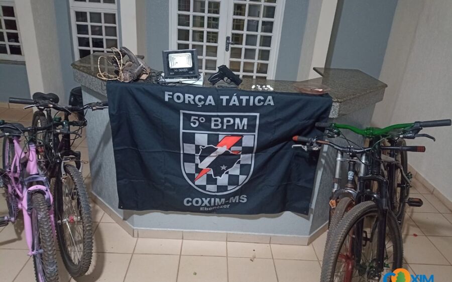 Força Tática prende suspeito de tráfico de drogas e receptação na Vila Santa Maria 
