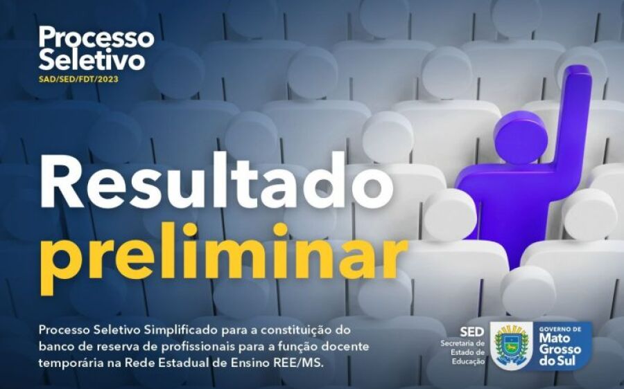 Governo divulga resultado preliminar da prova de títulos para professores temporários