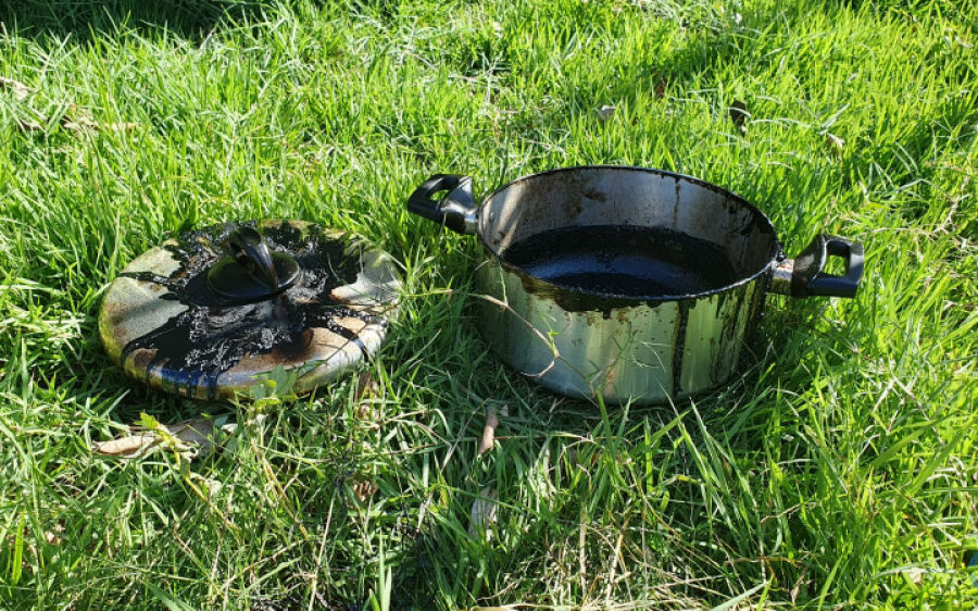 Panela esquecida no fogo, quase causa princípio de incêndio em residência do Santo André