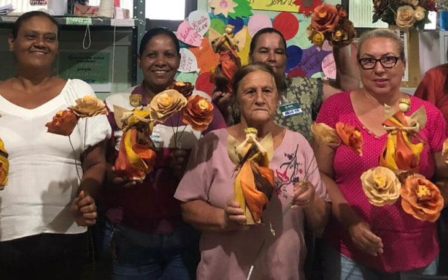 Caps promove Curso de Artesanato na Palha de Milho para pacientes e servidores de Rio Verde