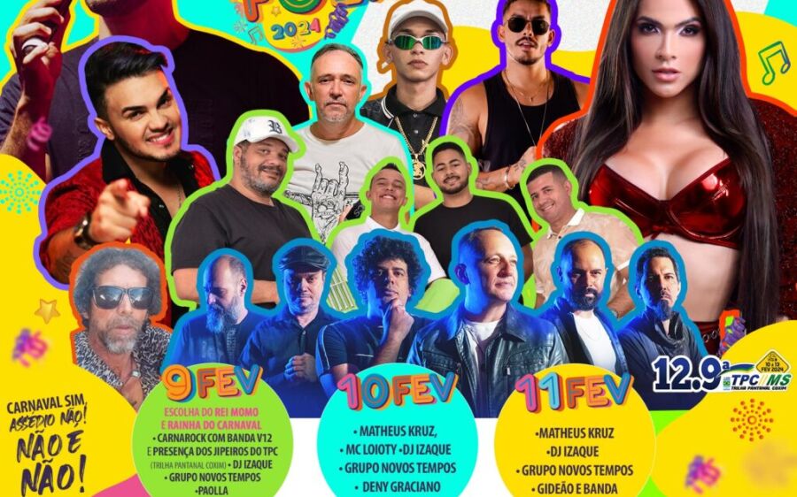 Prefeitura de Coxim organiza o Carnaval de rua da Região Norte