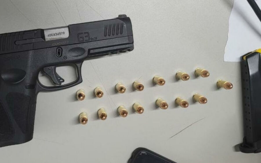 Homem é preso com pistola após desentendimento em torneio de sinuca