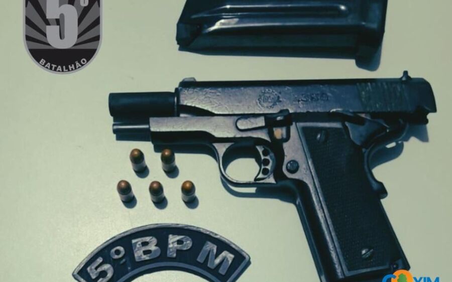 5º BPM tira de circulação 5 armas de fogo em 3 dias na região Norte