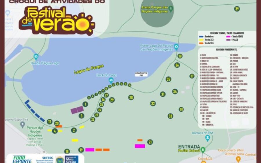 Fundesporte realiza Festival de Verão no Capital no próximo domingo