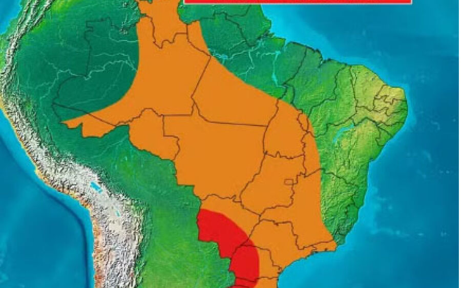 3ª onda de calor do ano pode elevar temperaturas até 40ºC; MS e outros 4 estados estão incluídos