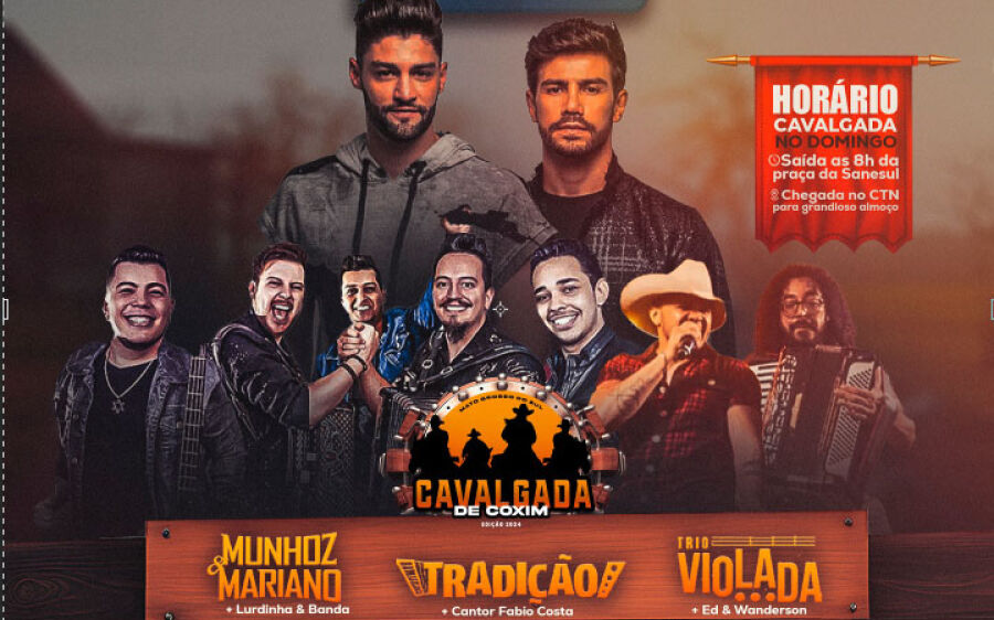 Coxim terá mês de aniversário com shows,  programação cultural, profissionalizante e esportiva