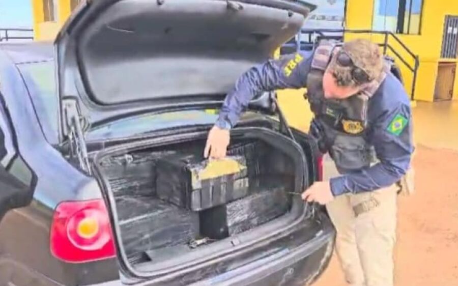 Motorista é preso com 418 quilos de maconha na BR-163