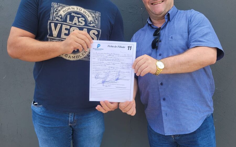 Ex-vereador Careca da Iluminação se Une ao PP e apoia a reeleição do prefeito Edilson Magro em Coxim