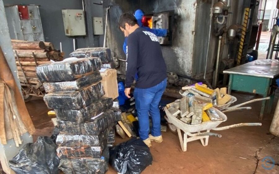 Polícia Civil incinera aproximadamente 1,2 toneladas de drogas 