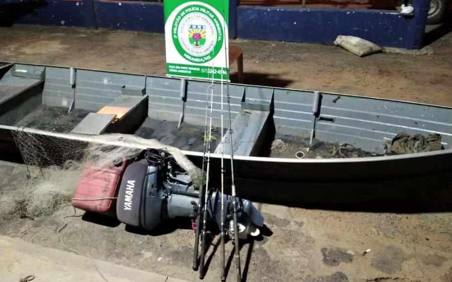 Pescadores sem autorização, com pescado abaixo da medida e usando equipamento proibido são presos