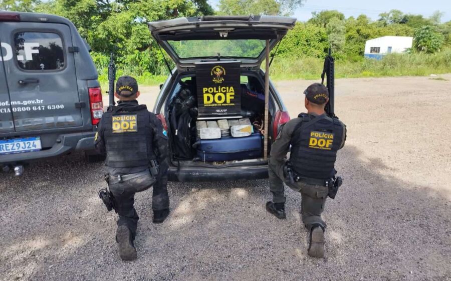 Boliviano que seguia com pasta-base de cocaína para São Paulo é preso na BR-262