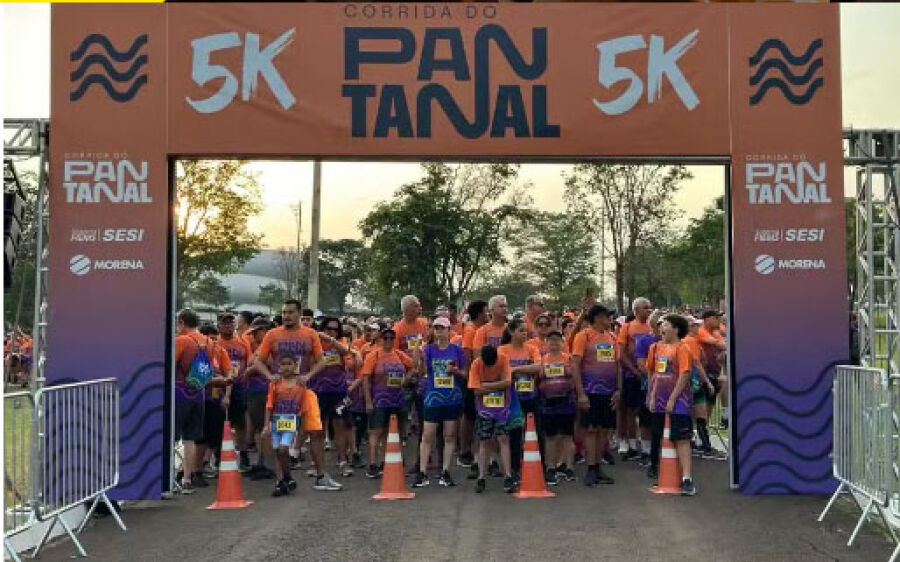 Inscrições para Corrida do Pantanal vão ser abertas no dia 11 de abril