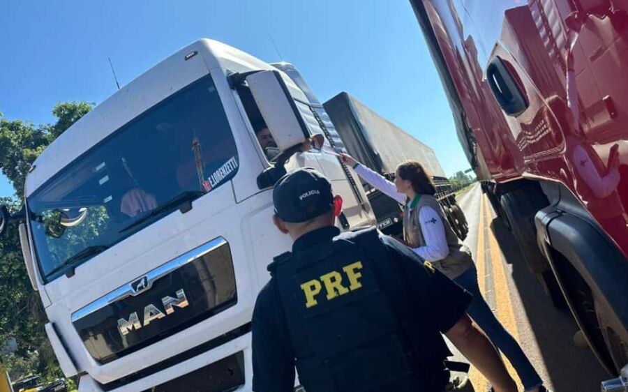 PRF realiza comandos de saúde de hipertensão para motoristas no MS