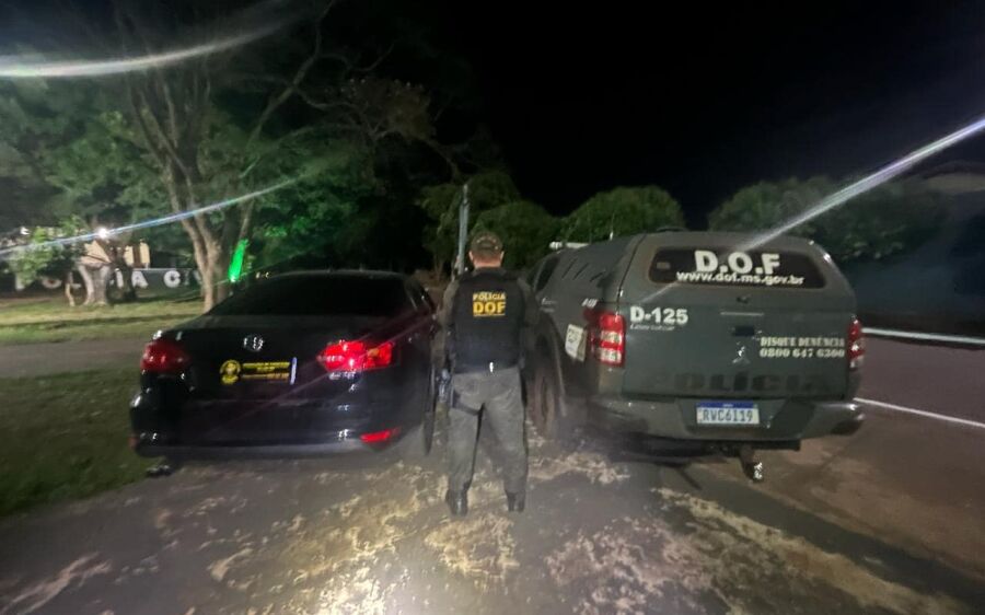 Veículo furtado no Paraná é recuperado em MS