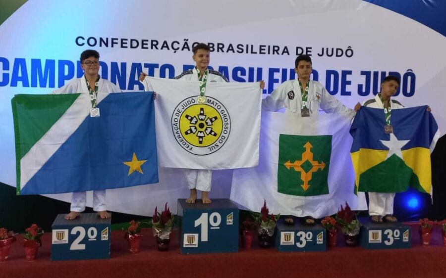 Com 104 medalhas, MS fica em primeiro lugar em seletiva regional do brasileiro de Judô