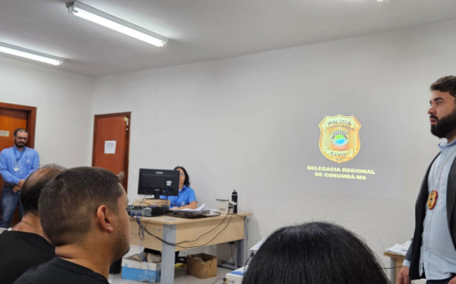 Polícia Civil participa de palestra para combater o furto de água em Corumbá