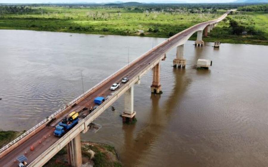 Ponte sobre o Rio  Paraguai vai receber 1ª etapa de concretagem