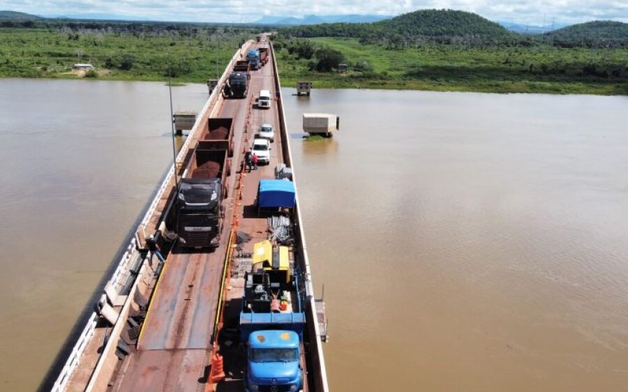 Concretagem da ponte sobre o Rio Paraguai em Corumbá inicia às 17h deste sábado