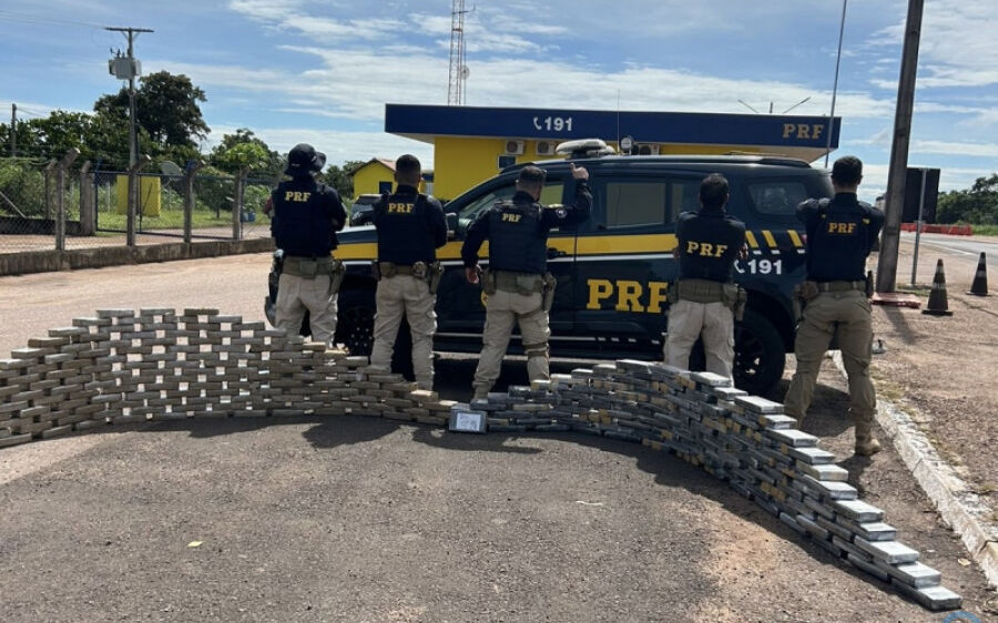 PRF apreende mais de 270 quilos de cocaína e pasta base em Coxim