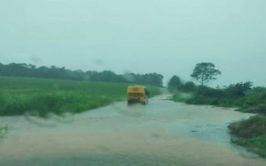Chuvas causam danos e interdições em estradas e pontes na zona rural de São Gabriel do Oeste