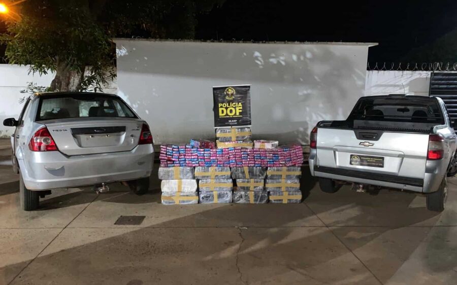 Veículo adulterado com quase 400 quilos de maconha é recuperado na MS-295