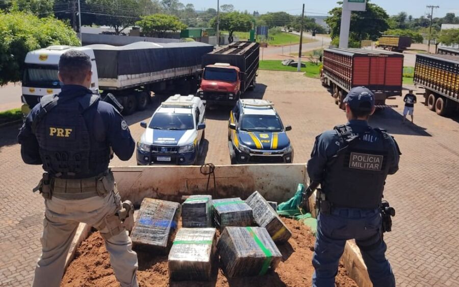 Em maior apreensão do ano, PRF e PM apreendem 12 toneladas de maconha em MS