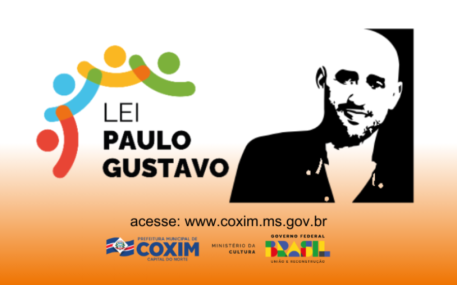 Prefeitura de Coxim divulga resultado de propostas da Lei Paulo Gustavo
