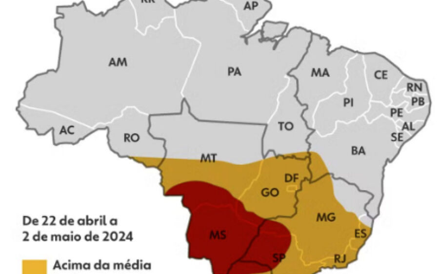 Quarta onda de calor do ano deve se estender até a próxima semana