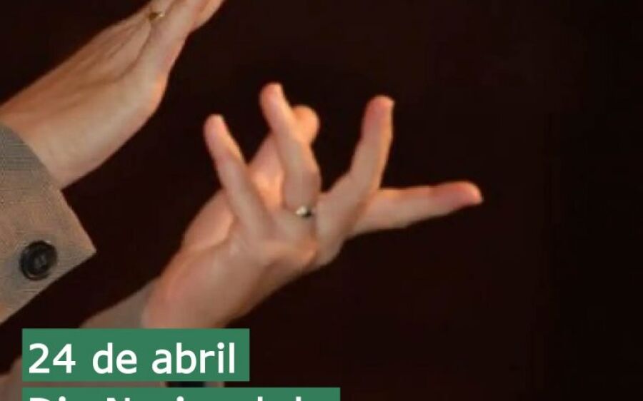 24 de abril Dia Nacional da Língua Brasileira de Sinais