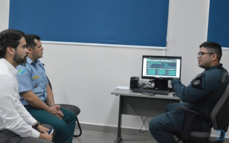 Polícia Militar de Coxim recebe visita do Gacep para inspeção técnica