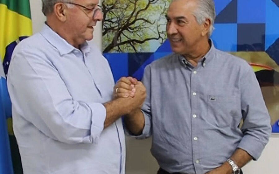 Ex-governador Reinaldo Azambuja declara apoio em pré-candidatura  de Réus Fornari à reeleição